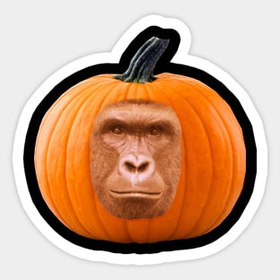 Pumpkin Spice Harambe Sticker